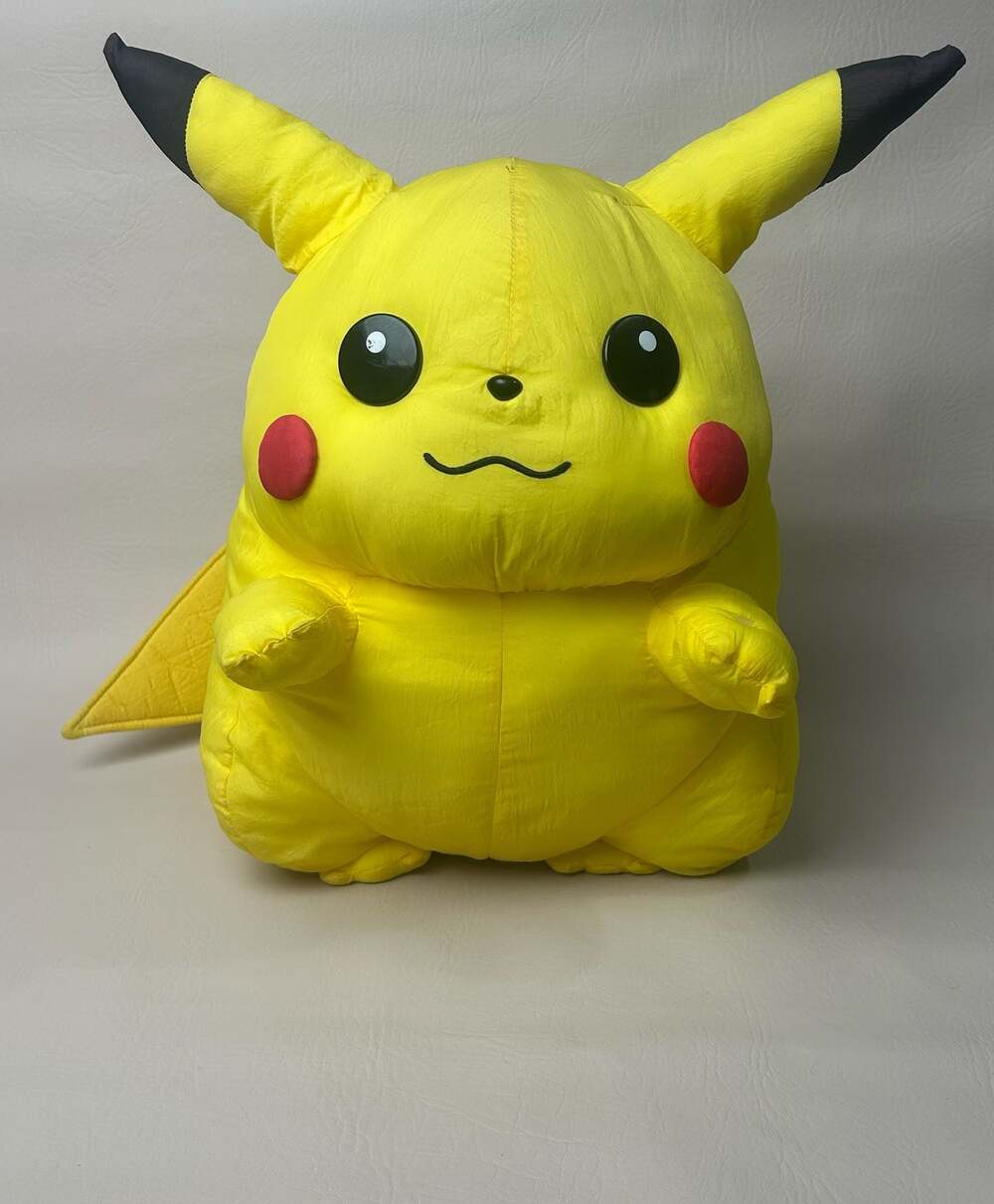 Vintage 1998 Pikachu Plush Bath Sponge Buddy Daniel & Co Nintendo 16”